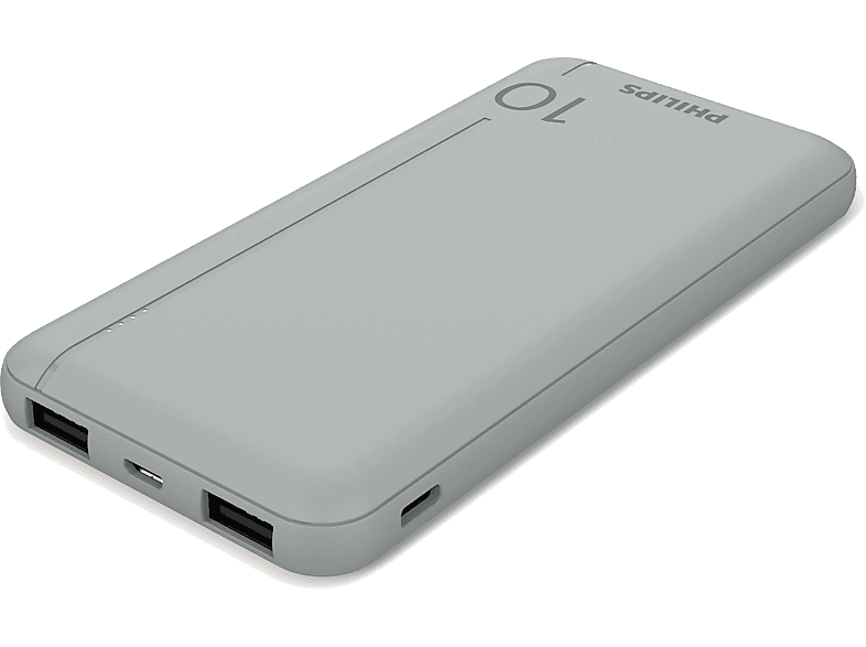 PHILIPS DLP1812PV 10.000 mAh PD Taşınabilir Şarj Cihazı Gümüş