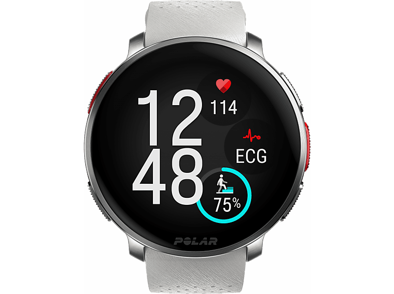 Reloj deportivo Polar Vantage V3 Blanco 22 mm 1.39 AMOLED GPS EGC en la muneca