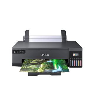 Impresora - Epson Ecotank ET-18100, Inyección de tinta, 22 ppm, 5760 x 1440 dpi, Color, Negro