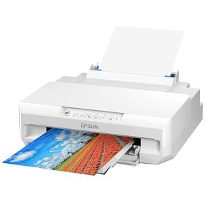 Impresora - Epson Expression Photo XP-65, Inyección de tinta, 9.5 ppm, 5760 x 1440 ppp, Doble cara, Blanco