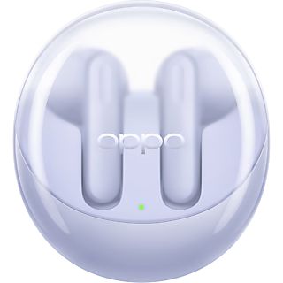 Auriculares True Wireless - OPPO Enco Air3, Autonomía 6h, Alcance 10m, Reducción de ruido, Lila