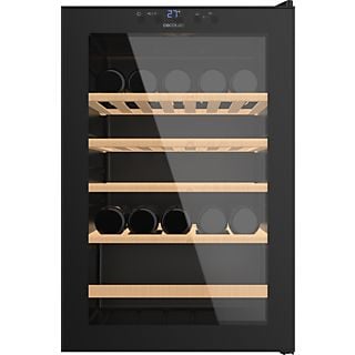 Vinoteca - Cecotec Bolero GrandSommelier 48000 Black, Compresor, 48 botellas, 4-18°C, LED, Táctil, 128 l, Black