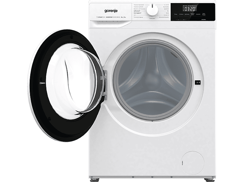 Gorenje W3D2A854ADPS/DE Waschtrockner (8 kg / 5 kg, 1400 U/Min., freistehend, Weiß) — Foto 4 von 4