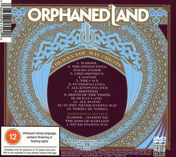 CD-Cover mit Texten, Logo und DVD-Logo, in Blau- und Brauntönen.