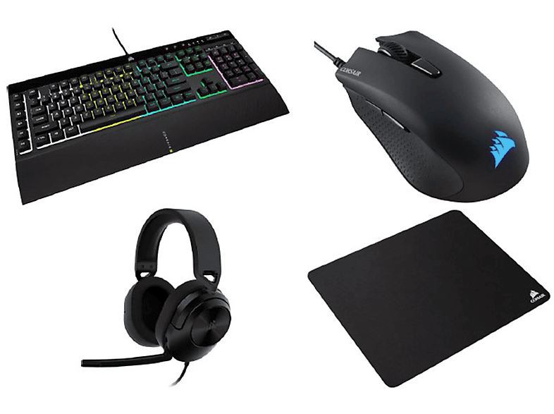 BUNDLE GAMING CORSAIR BUNDLE GAMING 4-in-1