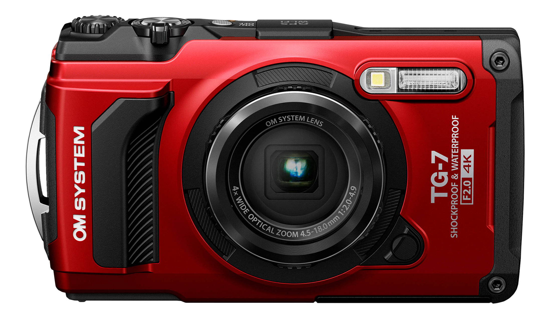 OLYMPUS Tough TG-7 | Kompaktkamera Rot | MediaMarkt