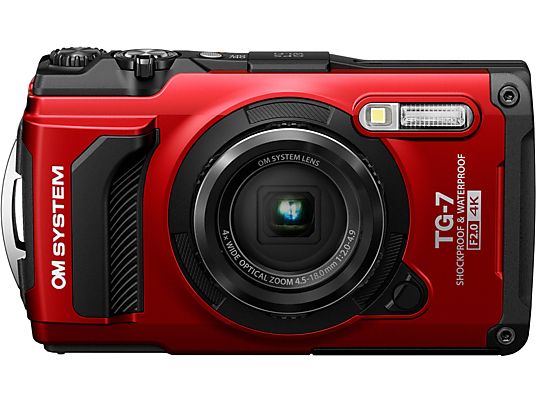OLYMPUS Tough TG-7 - Kompaktkamera Rot