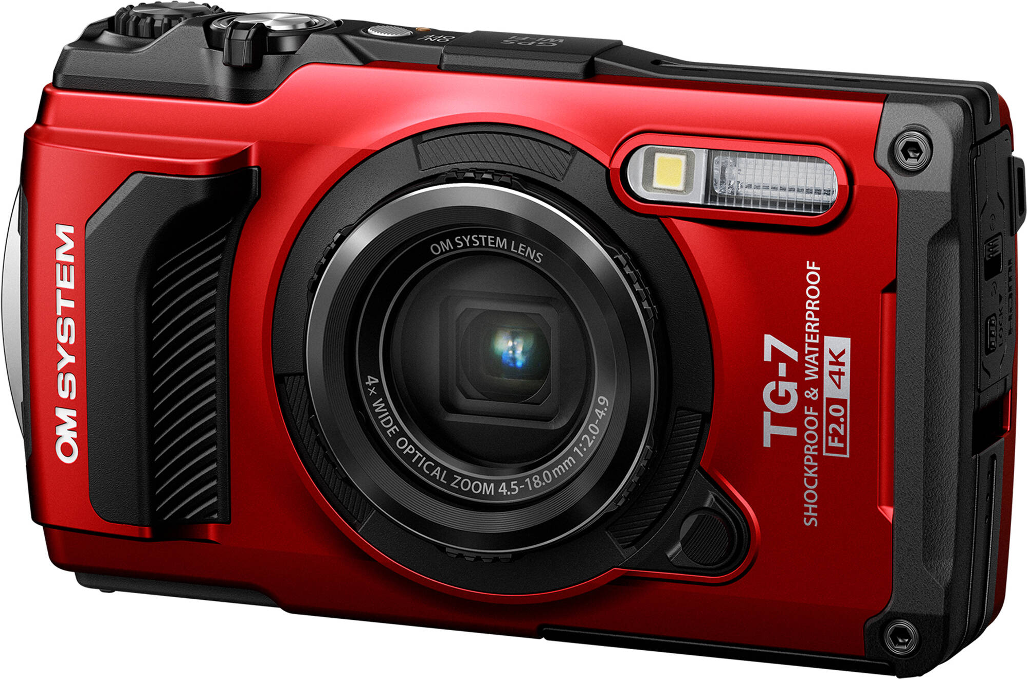 OLYMPUS Tough TG-7 | Kompaktkamera Rot | MediaMarkt