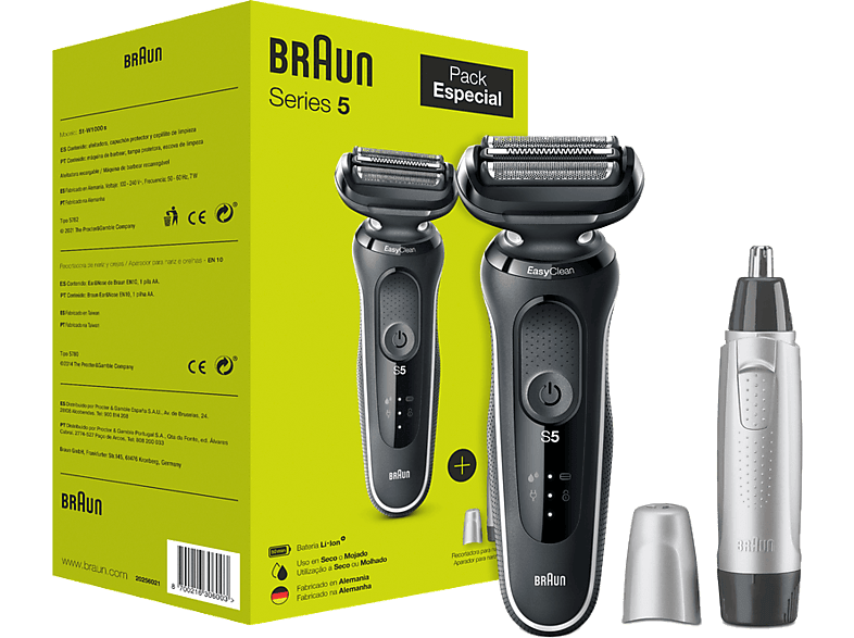 Braun 300BT Afeitadora Eléctrica Serie 3 Shave&Style 3 en 1 - Atida