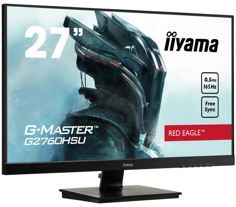 Monitor IIYAMA G2760HSU-B3 Red Eagle 27 TN FHD 0,5ms, 165Hz, FreeSync Premium, HDMI, DisplayPort