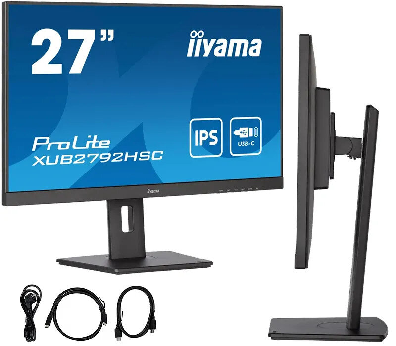 Monitor IIYAMA ProLite XUB2792HSC-B5 27 IPS LED 4ms 75hz Pivot USB-C
