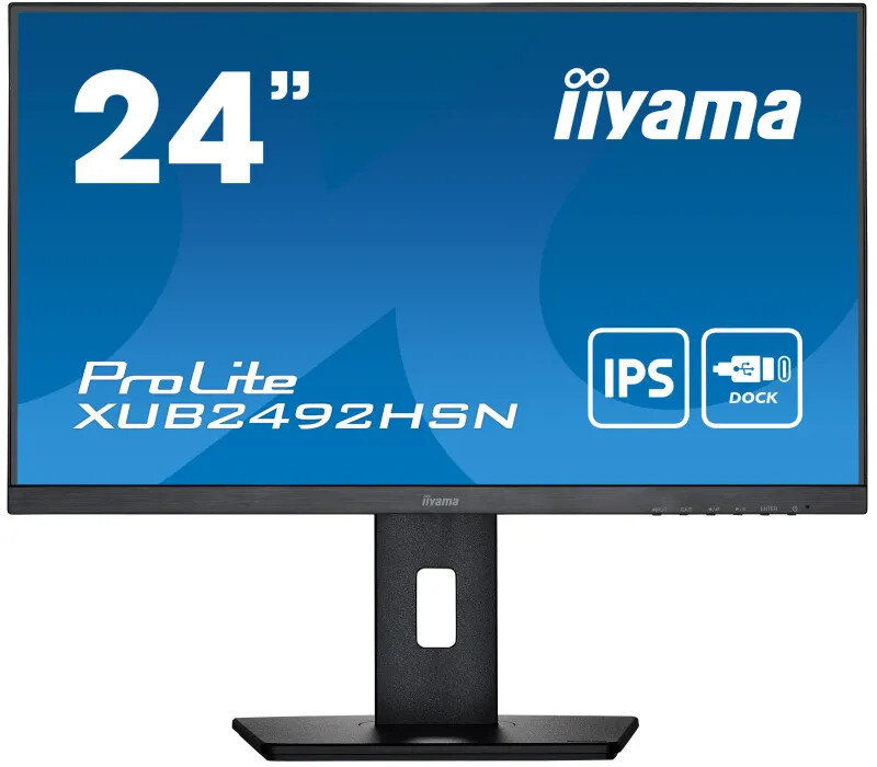 Monitor IIYAMA ProLite XUB2492HSN-B5 24 IPS LED 4ms 75hz Pivot USB-C PD/LAN