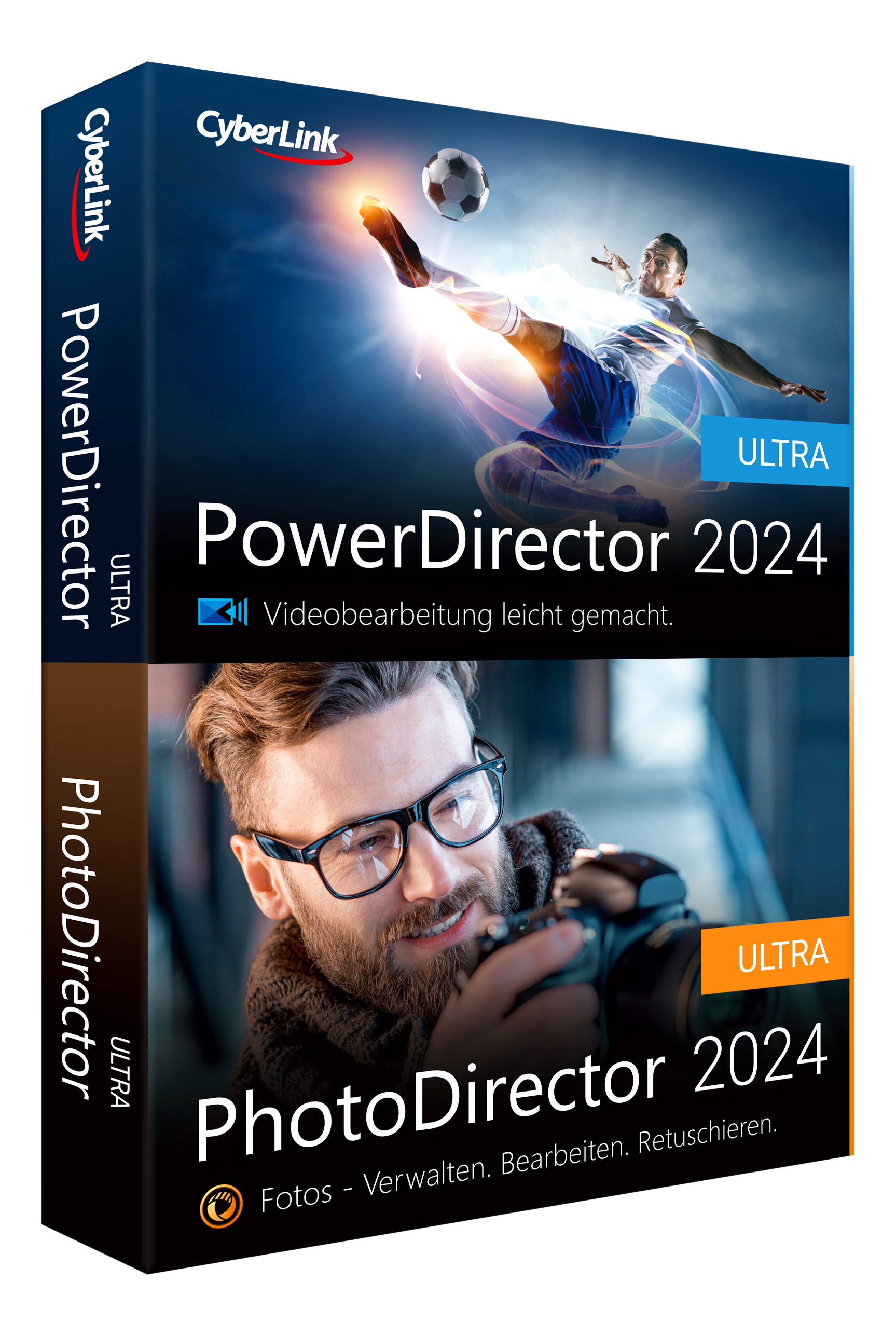 CyberLink PowerDirector 2024 Ultra & PhotoDirector 2024 Ultra - PC - Tedesco