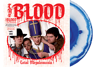 The Blood - Total Megalomania (Blue & White Vinyl) (Vinyl LP (nagylemez))