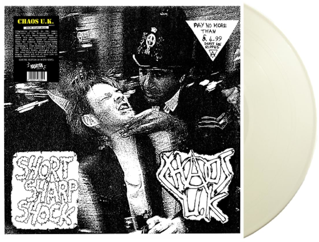 Chaos U.K. - Short Sharp Shock (White Vinyl) (Vinyl LP (nagylemez))