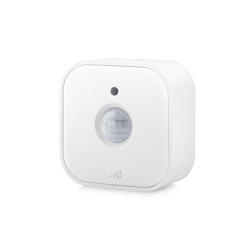 Sensor de movimiento - Eve Motion, 2 Pilas AAA, Campo de visión de 120º, IP3, Blanco