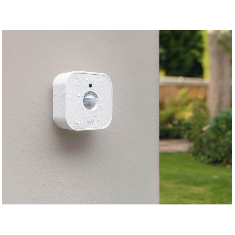 Sensor de movimiento - Eve Motion, 2 Pilas AAA, Campo de visión de 120º, IP3, Blanco