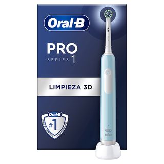 Cepillo eléctrico - Oral-B Pro Series 1, 2 Cabezales, Temporizador, 3 Modos, Tecnología 3D, Azul
