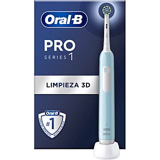 Cepillo eléctrico - Oral-B Pro Series 1, 2 Cabezales, Temporizador, 3 Modos, Tecnología 3D, Azul