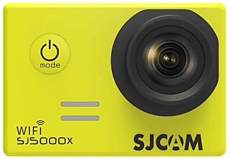 SJCAM SJ5000 Sportkamera 1440p felbontással, 12MP fotómód, Gyro mód, 2" kijelzővel, sárga (SJ5000 X Y)
