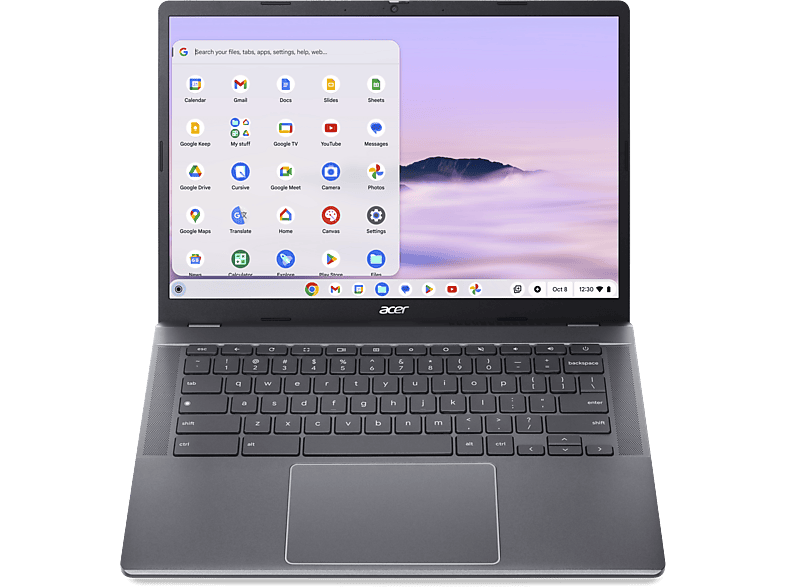 REACONDICIONADO Seminuevo Muy bueno Portátil - Acer Chromebook Plus 514 CB514-3H-R88J, 14" WUXGA, AMD Ryzen™ 5 7520C, 8GB RAM, 256GB SSD, Radeon™ 610M