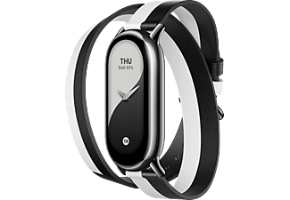 XIAOMI Smart Band 8 Double Wrap Strap - Black and white aktivitásmérő pánt, fekete és fehér (BHR7311GL)