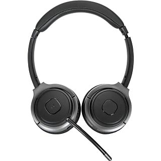 Auriculares inalámbricos - Targus AEH104GL, Bluetooth, Universal, Altavoces duales de 30 mm, Negro