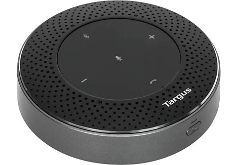 Altavoz - Targus AEM105GL, Bluetooth, Cancelación de ruido, Autonomía hasta 22h, Micrófono omnidireccional, Negro