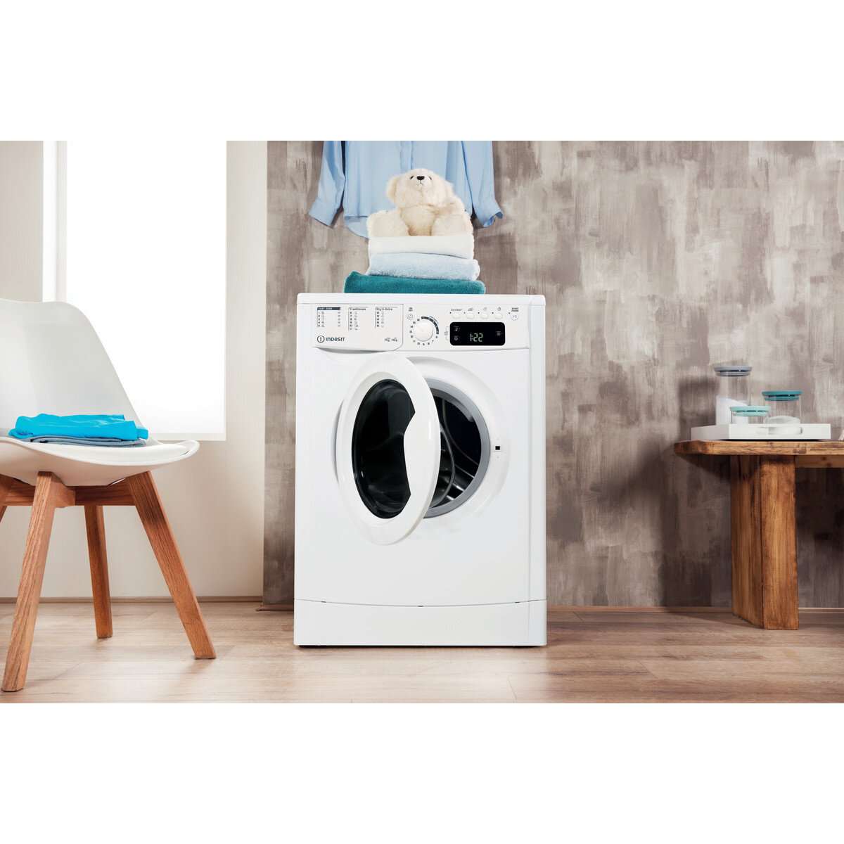Pralko-suszarka INDESIT EWDE751451WEUN