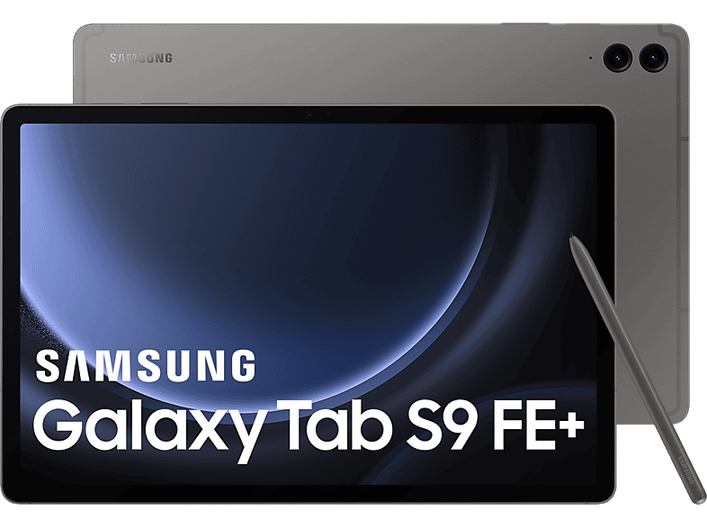Tablet - Samsung Galaxy Tab S9 FE Plus Wifi, 256GB, 12GB RAM, Gris, 12.4", S Pen, WQXGA, Exynos 1380, Android 13