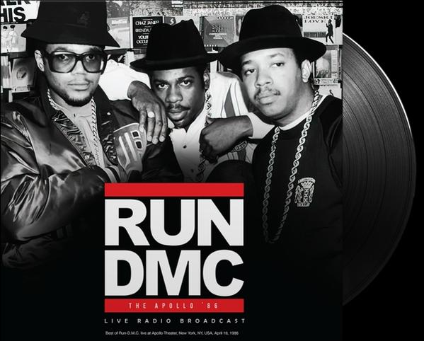 Run DMC album borítója három kalapos férfival és egy bakelit lemezzel.