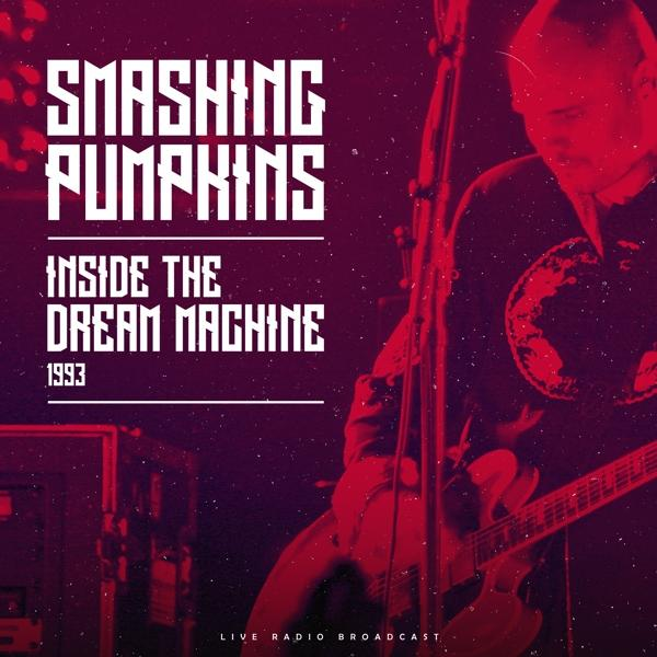 A Smashing Pumpkins 'Inside the Dream Machine' élő rádióadásának plakátja 1993-ból, egy gitárossal a színpadon.