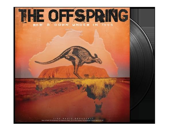 The Offspring albumborító kenguru csontvázzal a tájon.