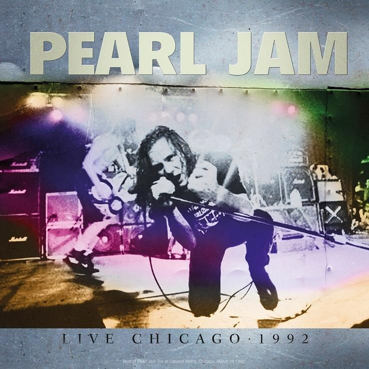 Pearl Jam album borító, a zenekar élőben játszik.