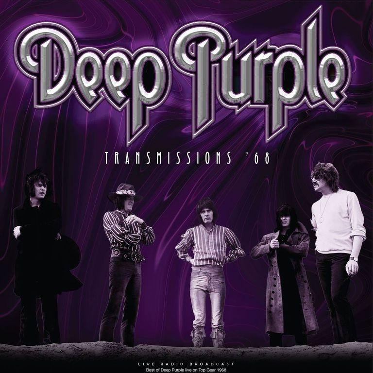 Deep Purple album borító, a zenekar tagjaival és a 'Transmissions '68' címmel.
