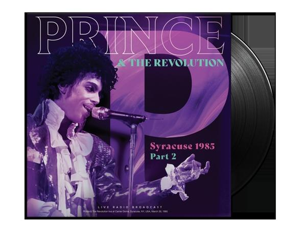 Prince album borítója. Prince énekel a mikrofonba. Vinyl a jobb oldalon. Lila és fekete színek.