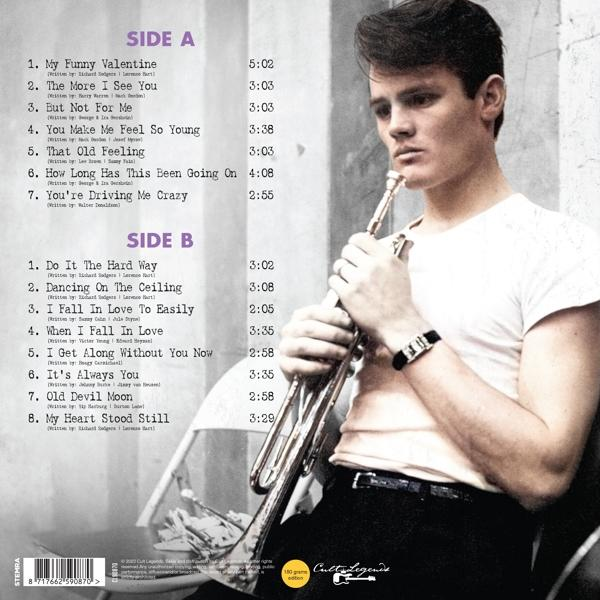 Album borító, egy trombitáló férfival és a dalok címeivel.
