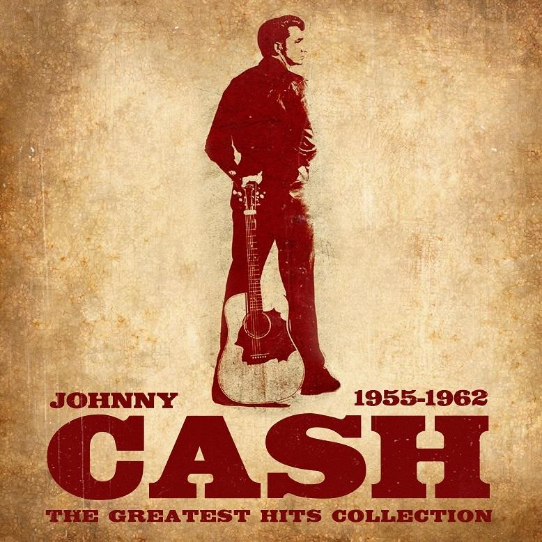Johnny Cash album borítója, rajta az alakjának sziluettje.