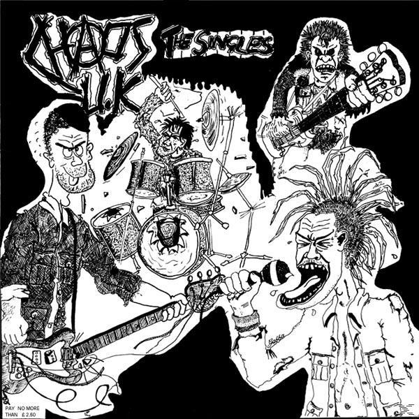 Fekete-fehér punk rock album borító. Egy zenekart ábrázol, amint hangszereken játszik és énekel.