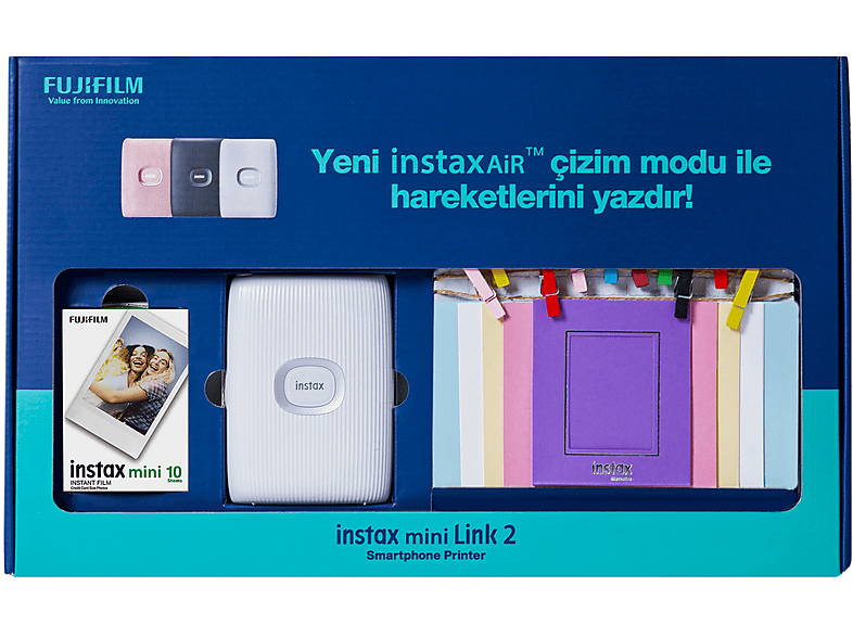 FUJIFILM Mini Link 2 Akıllı Telefon Yazıcısı Bundle Box Beyaz_3