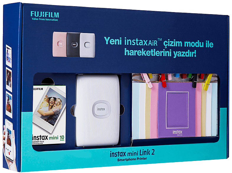 FUJIFILM Mini Link 2 Akıllı Telefon Yazıcısı Bundle Box Beyaz_5