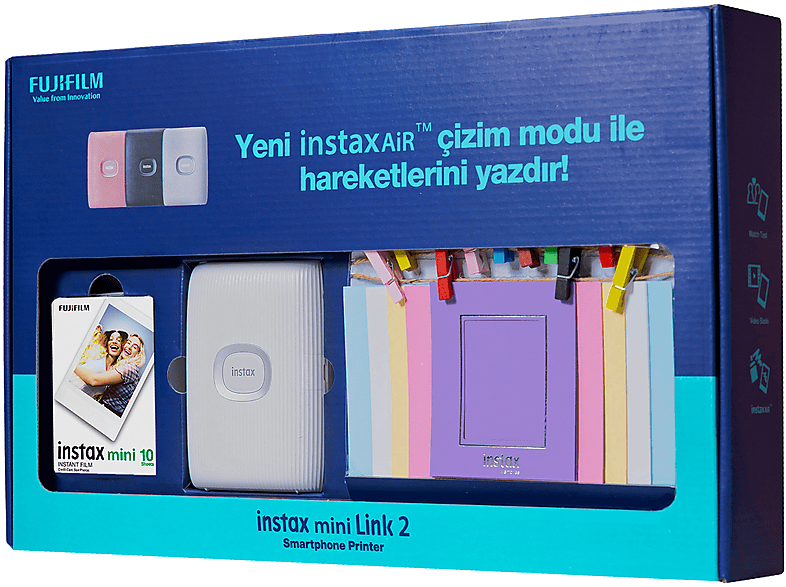 FUJIFILM Mini Link 2 Akıllı Telefon Yazıcısı Bundle Box Beyaz_6