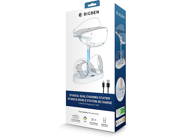 Nacon Station De Chargement Et Support Pour Playstation Vr2 (ps5vr2chargestand)