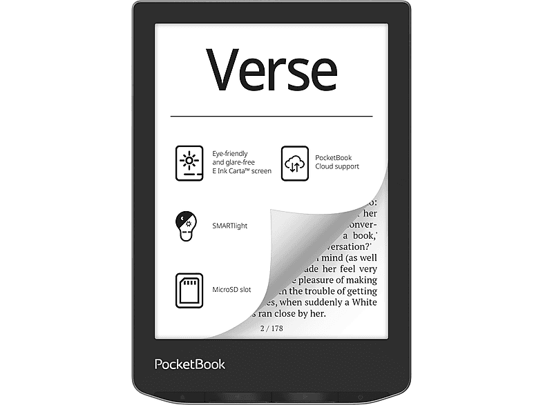 POCKETBOOK Verse Dach-Version Mist Grey; eReader