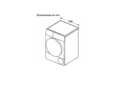 Electrolux secadora bomba de calor con condensador 60cm 8kg a ++