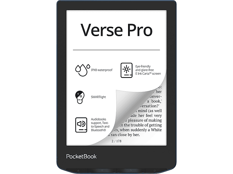 PocketBook Verse Pro eBook-Reader 15.2 cm (6 Zoll) Blau — Foto 2 von 3