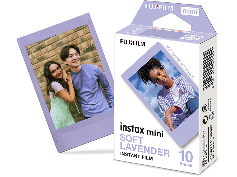FUJIFILM INSTAX mini Film Soft Lavender Sofortbildfilm | Sofortbildkamera-Filme