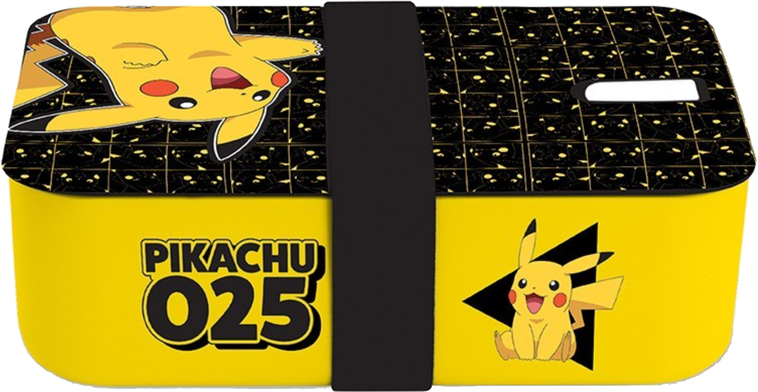 ABYSTYLE Bento Box - Pokémon : Pikachu 025 - Boîte à lunch (Jaune / noir / rouge)