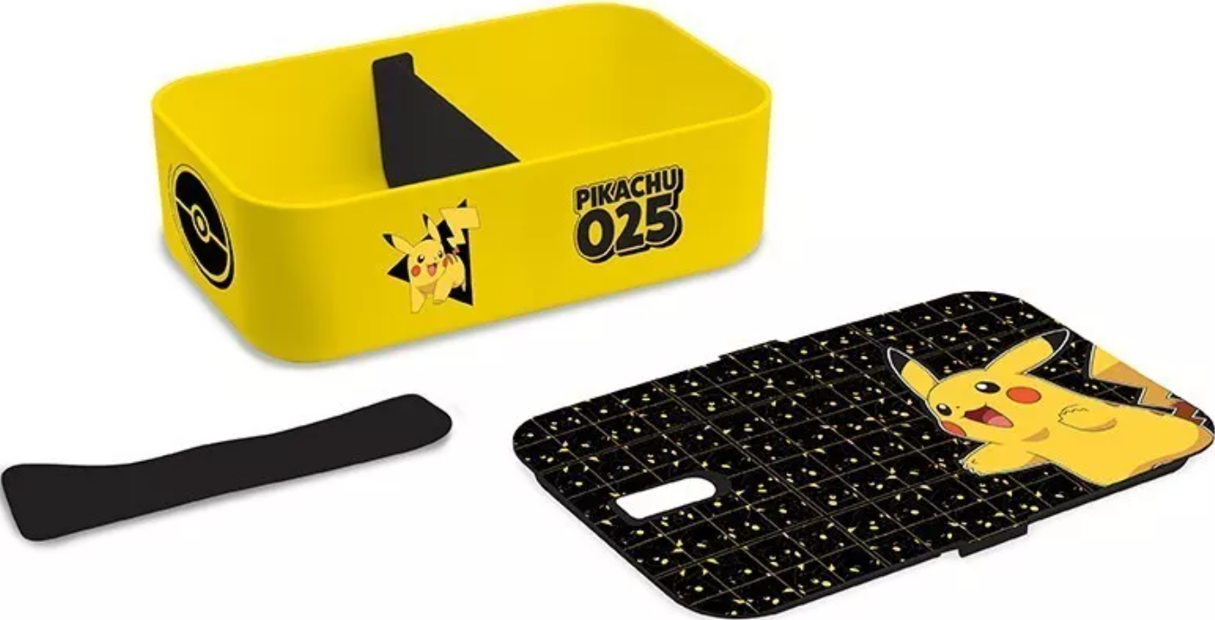 ABYSTYLE Bento Box - Pokémon : Pikachu 025 - Boîte à lunch (Jaune / noir / rouge)