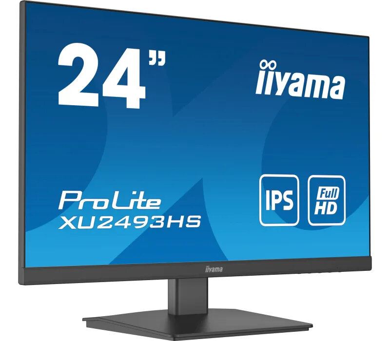 24-calowy monitor komputerowy z tekstem ProLite XU2493HS, IPS i Full HD.